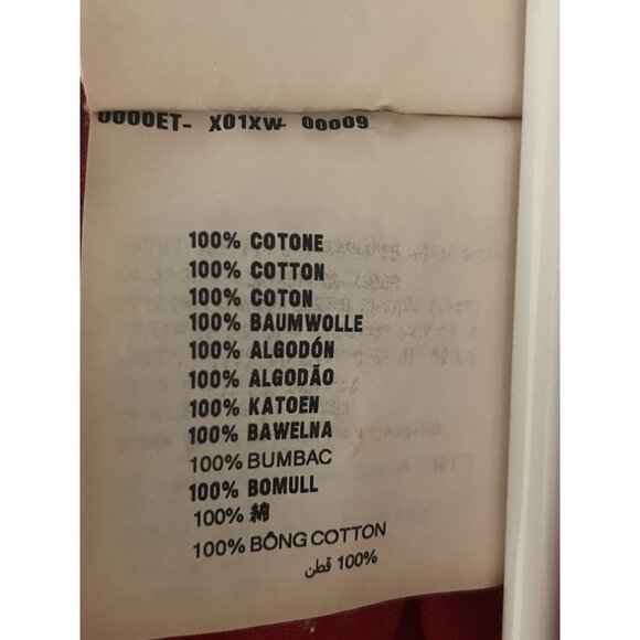 Miu Miu Womens Red Long-Sleeve Crewneck T-Shirt With Logo Patch Lightweight Casu - Picture 12 of 13